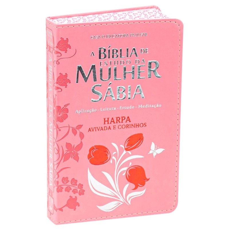 Bíblia de Estudo da Mulher Sábia | Tulipa Rosa Bíblia de Estudo da Mulher Sábia | Tulipa Rosa